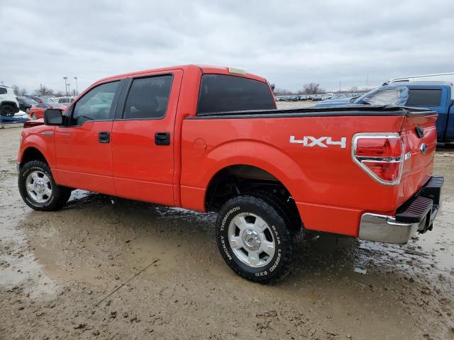 1FTFW1EF3DFB23225 - 2013 FORD F150 SUPERCREW RED photo 2