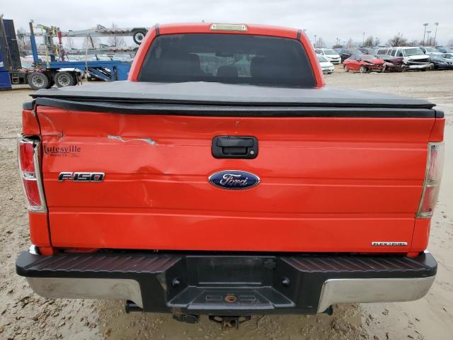 1FTFW1EF3DFB23225 - 2013 FORD F150 SUPERCREW RED photo 6