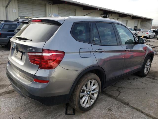 5UXWX9C34H0T16690 - 2017 BMW X3 XDRIVE28I SILVER photo 3