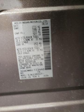 5N1AR2MM8EC723440 - 2014 NISSAN PATHFINDER S Արծաթագույն լուսանկար 13