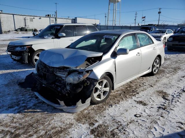 5YFBU4EE0CP045894 - 2012 TOYOTA COROLLA BASE SILVER photo 1