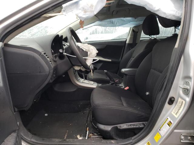 5YFBU4EE0CP045894 - 2012 TOYOTA COROLLA BASE SILVER photo 7