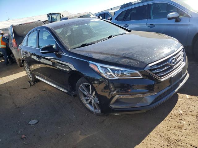 5NPE34ABXHH522458 - 2017 HYUNDAI SONATA SPORT BLACK photo 4