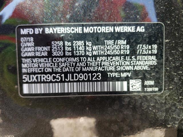 5UXTR9C51JLD90123 - 2018 BMW X3 XDRIVE30I Grau Foto 13