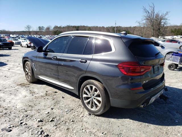 5UXTR9C51JLD90123 - 2018 BMW X3 XDRIVE30I GRAY photo 2