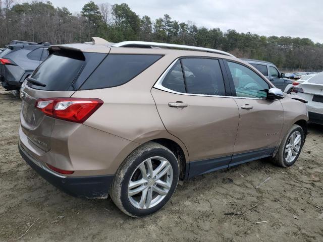 2GNAXVEV8J6228541 - 2018 CHEVROLET EQUINOX PREMIER TAN photo 3