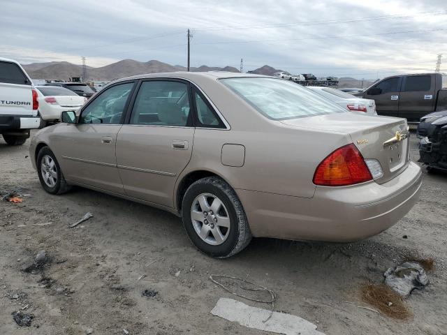 4T1BF28BXYU083204 - 2000 TOYOTA AVALON XL TAN photo 2