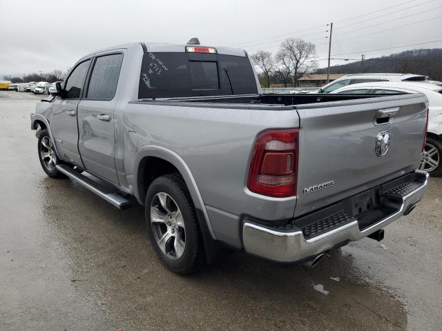 1C6RREJT7KN506733 - 2019 RAM 1500 LARAMIE SILVER photo 2