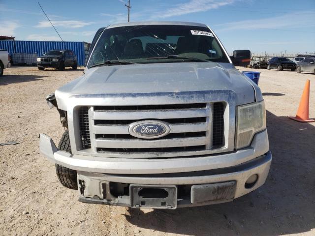 1FTEX1C83AKE58971 - 2010 FORD F150 SUPER CAB SILVER photo 5