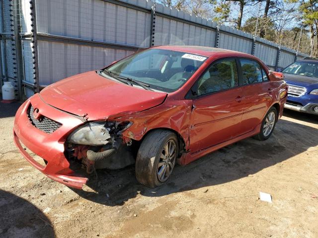 2T1BU4EE6AC489598 - 2010 TOYOTA COROLLA BASE MAROON photo 1