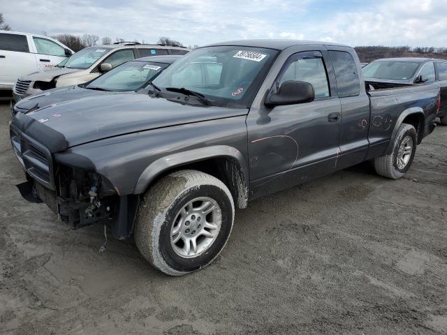 1B7GL32X52S510997 - 2002 DODGE DAKOTA SPORT GRAY photo 1