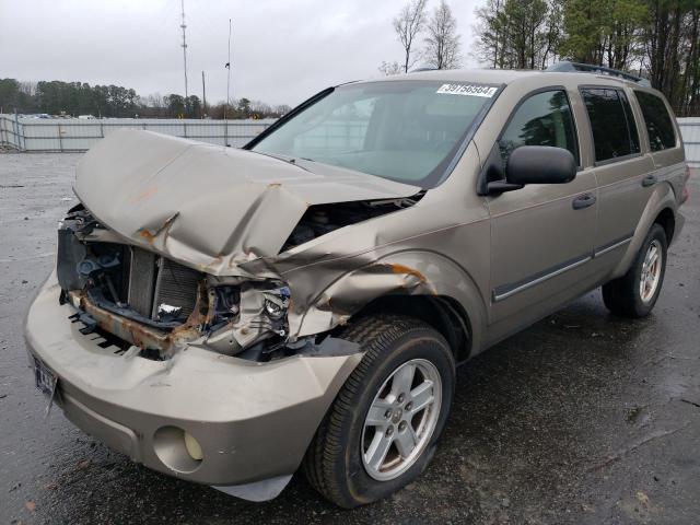 1D8HB48P47F579296 - 2007 DODGE DURANGO SLT BEIGE photo 1