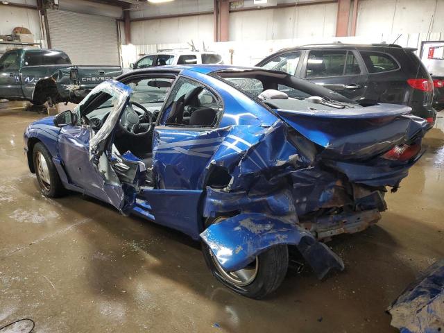 3G2JB12F64S163387 - 2004 PONTIAC SUNFIRE BLUE photo 2