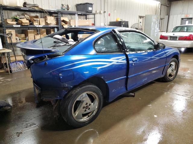 3G2JB12F64S163387 - 2004 PONTIAC SUNFIRE BLUE photo 3