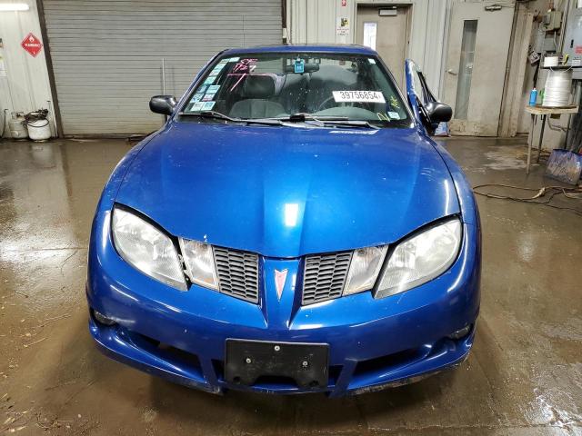 3G2JB12F64S163387 - 2004 PONTIAC SUNFIRE BLUE photo 5