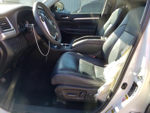 5TDJKRFH6GS236126 - 2016 TOYOTA HIGHLANDER XLE თეთრი ფოტო 7