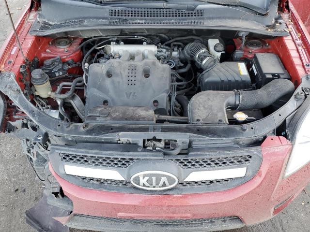 KNDJE723297633254 - 2009 KIA SPORTAGE LX RED photo 12