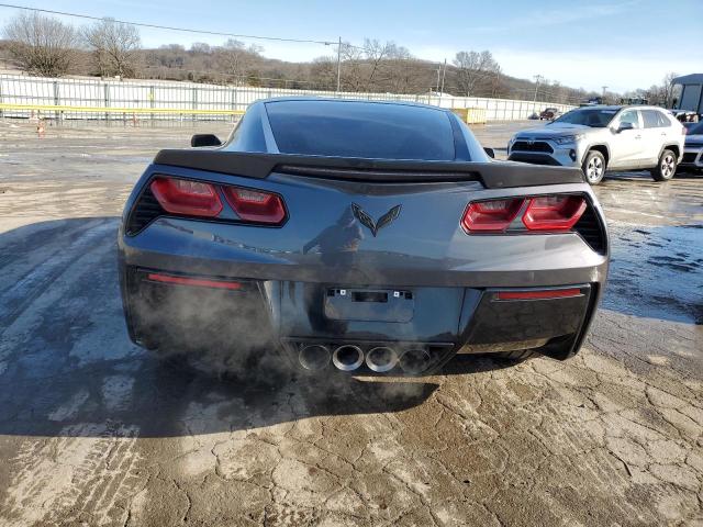 1G1YM2D77E5107589 - 2014 CHEVROLET CORVETTE STINGRAY Z51 3LT GRAY photo 6