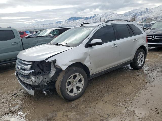 2FMDK4JC4EBA91528 - 2014 FORD EDGE SEL GRAY photo 1