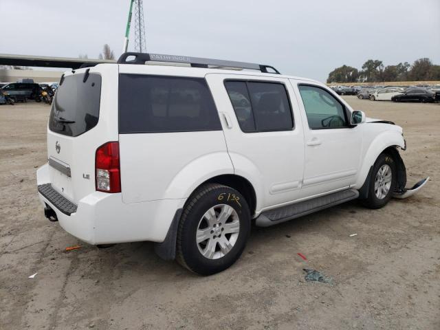 5N1AR18WX5C704927 - 2005 NISSAN PATHFINDER LE თეთრი ფოტო 3