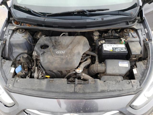 KMHCT4AE3HU173596 - 2017 HYUNDAI ACCENT SE GRAY photo 11