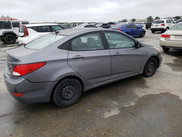 KMHCT4AE3HU173596 - 2017 HYUNDAI ACCENT SE GRAY photo 3