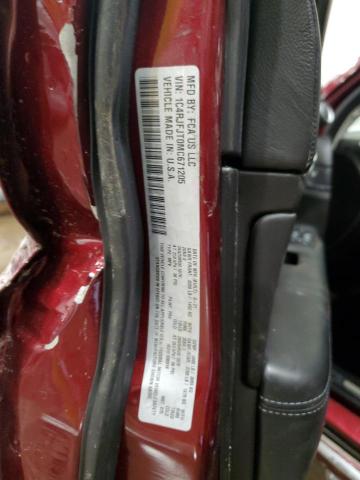 1C4RJFJT0MC671205 - 2021 JEEP GRAND CHER SUMMIT მუქწითელი ფოტო 12