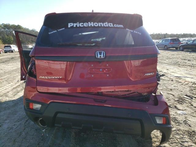 5FNYF8H56PB013881 - 2023 HONDA PASSPORT EXL Qırmızı foto 6