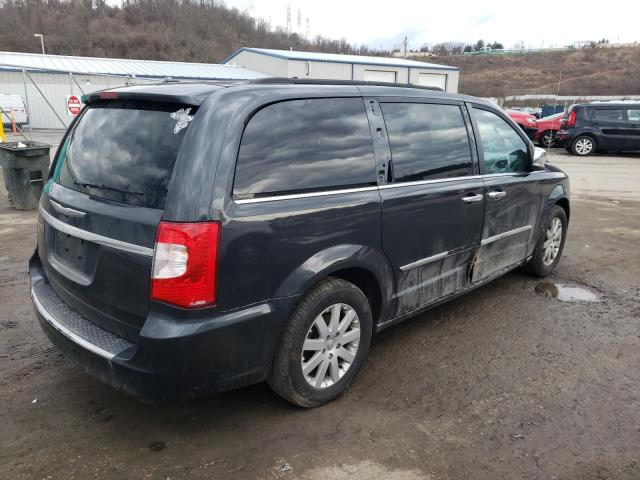 2A4RR8DG2BR734046 - 2011 CHRYSLER TOWN & COU TOURING L BLACK photo 3
