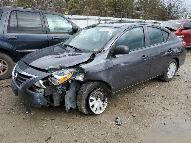 3N1CN7APXFL928089 - 2015 NISSAN VERSA S GRAY photo 1