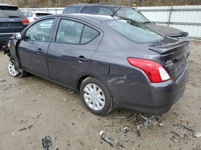 3N1CN7APXFL928089 - 2015 NISSAN VERSA S GRAY photo 2