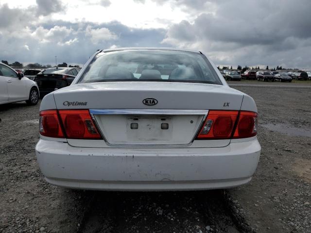 KNAGD126945265855 - 2004 KIA OPTIMA LX WHITE photo 6