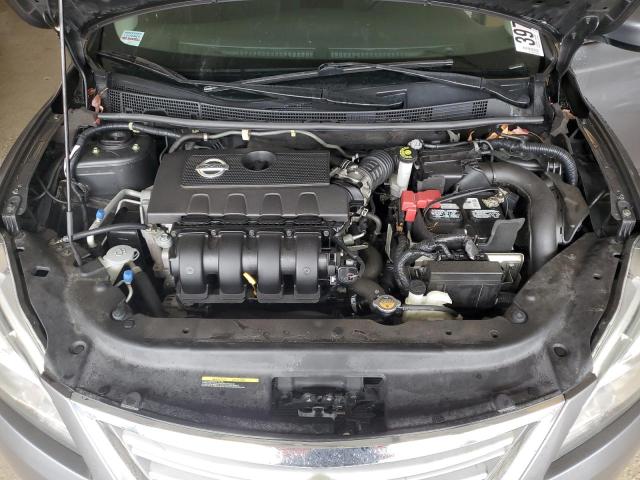 3N1AB7AP9FL653458 - 2015 NISSAN SENTRA S GRAY photo 11