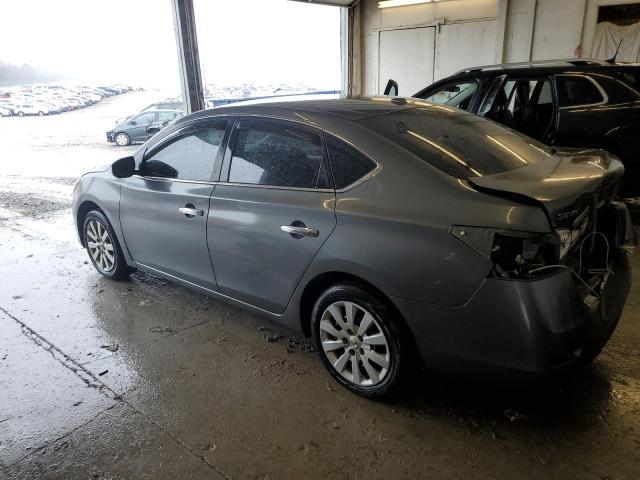 3N1AB7AP9FL653458 - 2015 NISSAN SENTRA S GRAY photo 2