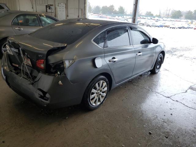 3N1AB7AP9FL653458 - 2015 NISSAN SENTRA S GRAY photo 3