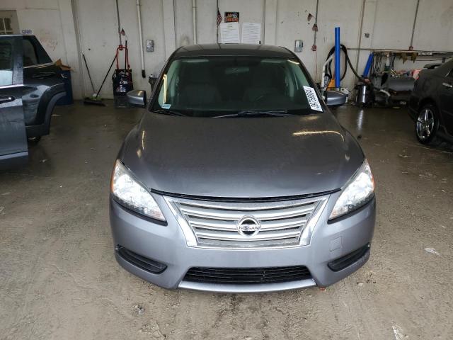 3N1AB7AP9FL653458 - 2015 NISSAN SENTRA S GRAY photo 5