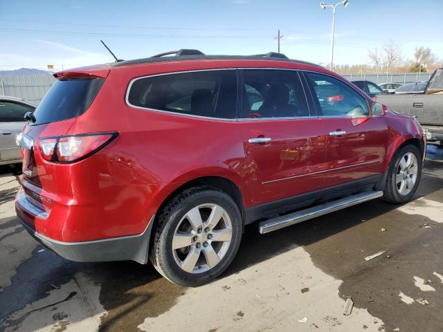 1GNKVJKD1EJ255815 - 2014 CHEVROLET TRAVERSE LTZ RED photo 3