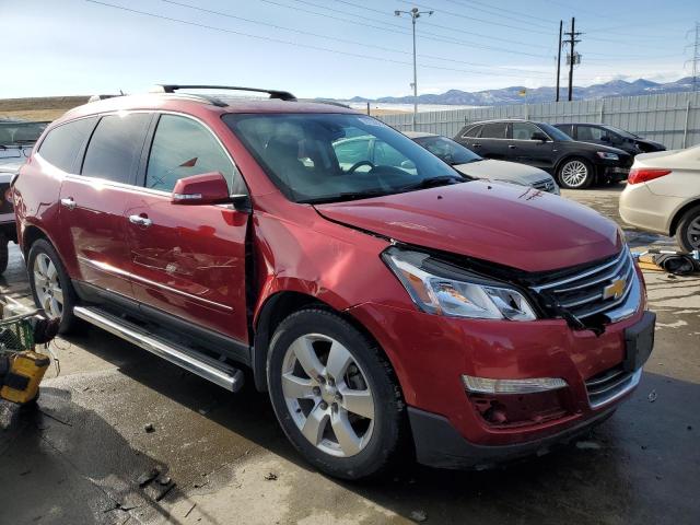 1GNKVJKD1EJ255815 - 2014 CHEVROLET TRAVERSE LTZ RED photo 4