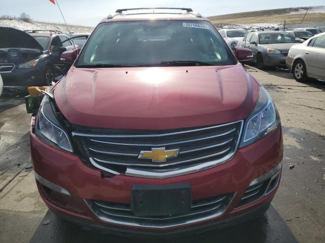 1GNKVJKD1EJ255815 - 2014 CHEVROLET TRAVERSE LTZ RED photo 5