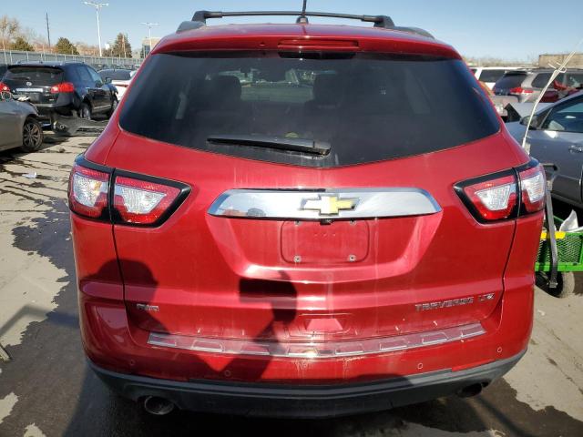 1GNKVJKD1EJ255815 - 2014 CHEVROLET TRAVERSE LTZ RED photo 6