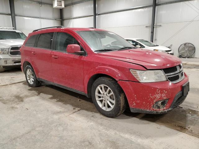 3C4PDCBB1DT564400 - 2013 DODGE JOURNEY SXT RED photo 4