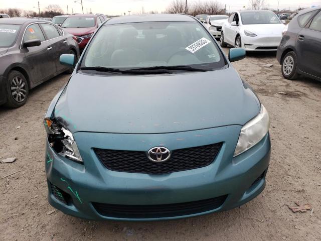 1NXBU40E89Z130304 - 2009 TOYOTA COROLLA BASE GREEN photo 5