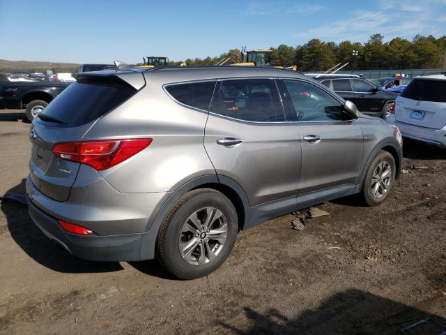 5XYZU3LB0FG251114 - 2015 HYUNDAI SANTA FE GRAY photo 3