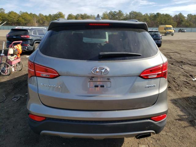 5XYZU3LB0FG251114 - 2015 HYUNDAI SANTA FE GRAY photo 6