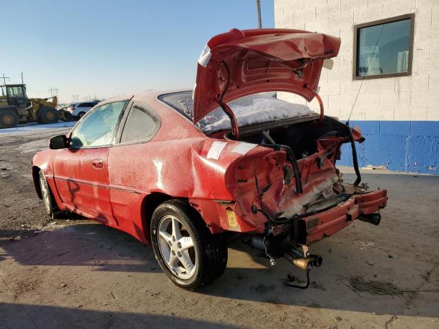 1G2NV12E0YM836048 - 2000 PONTIAC GRAND AM GT1 RED photo 2