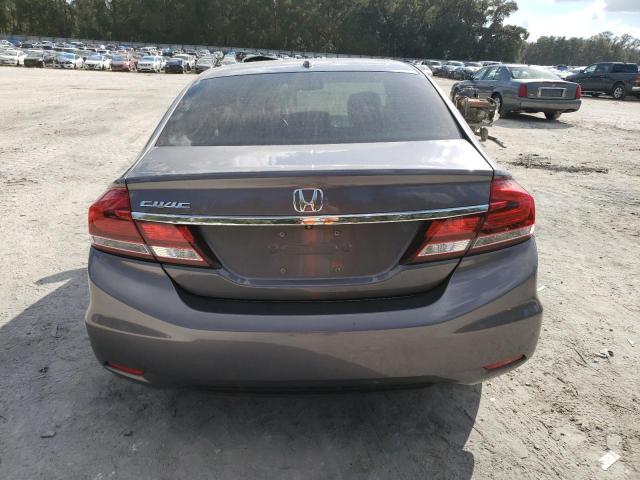 19XFB2F94FE046324 - 2015 HONDA CIVIC EXL GRAY photo 6