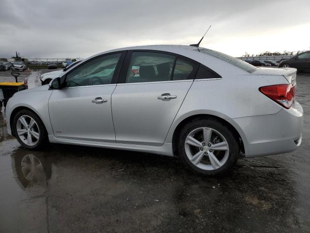 1G1PE5SB7D7123196 - 2013 CHEVROLET CRUZE LT SILVER photo 2