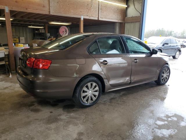 3VW2K7AJ4EM290473 - 2014 VOLKSWAGEN JETTA BASE BROWN photo 3