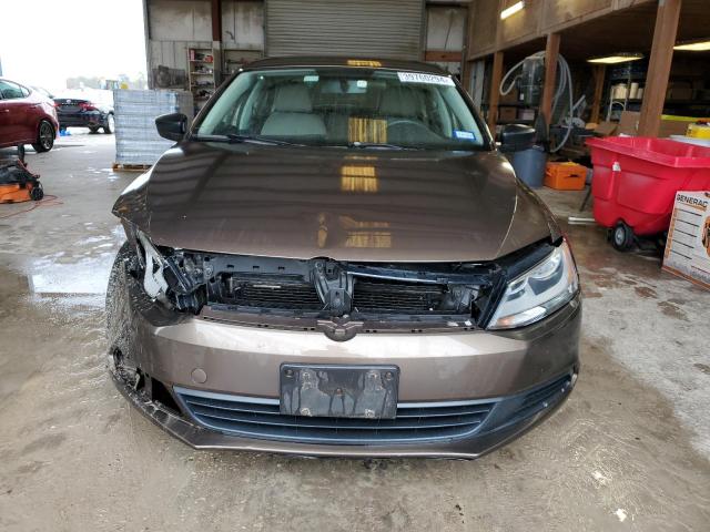 3VW2K7AJ4EM290473 - 2014 VOLKSWAGEN JETTA BASE BROWN photo 5