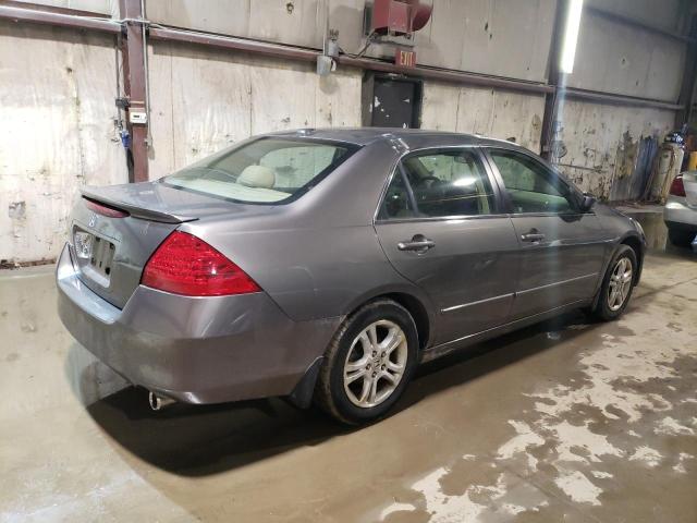 1HGCM56827A217440 - 2007 HONDA ACCORD EX GRAY photo 3